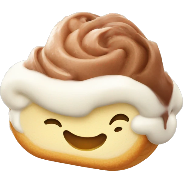 ice cream roll emoji