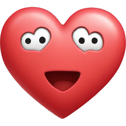 A heart with mini hearts in it emoji