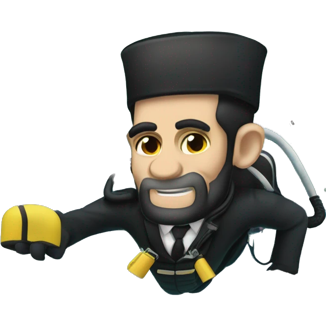 abe lincoln scuba diving emoji