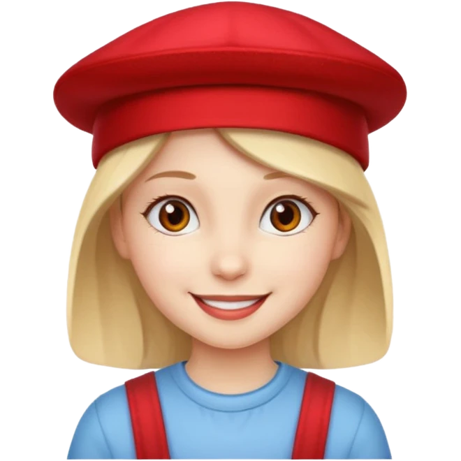 red hat girl emoji