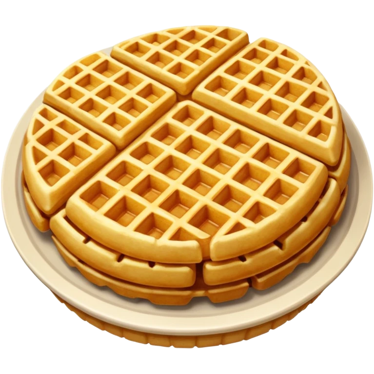 Waffle potato fries emoji