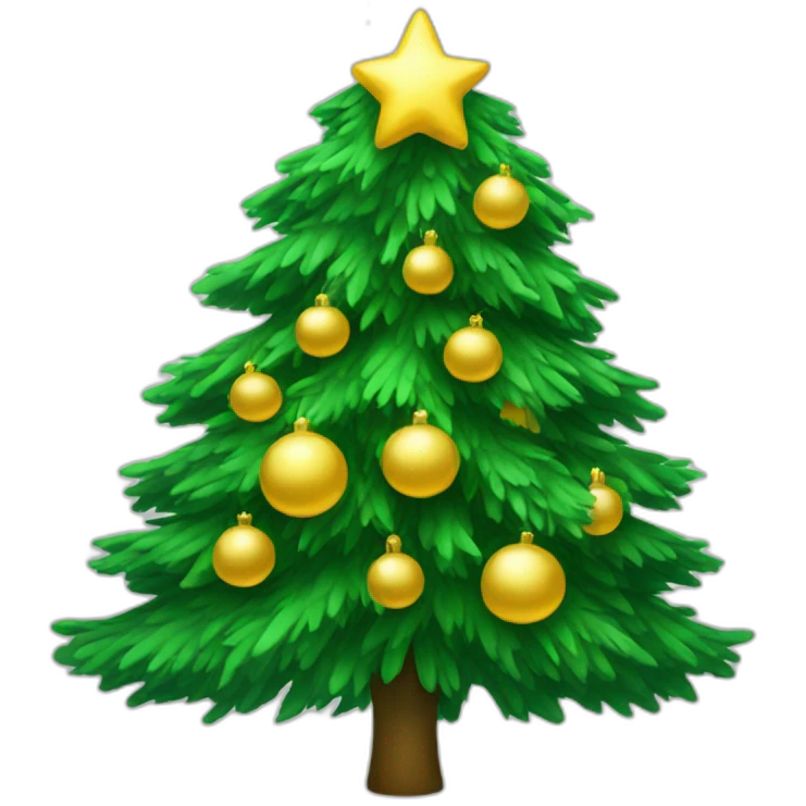 New Year tree emoji
