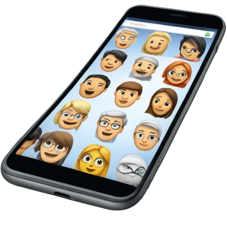 documents inside of a phone emoji