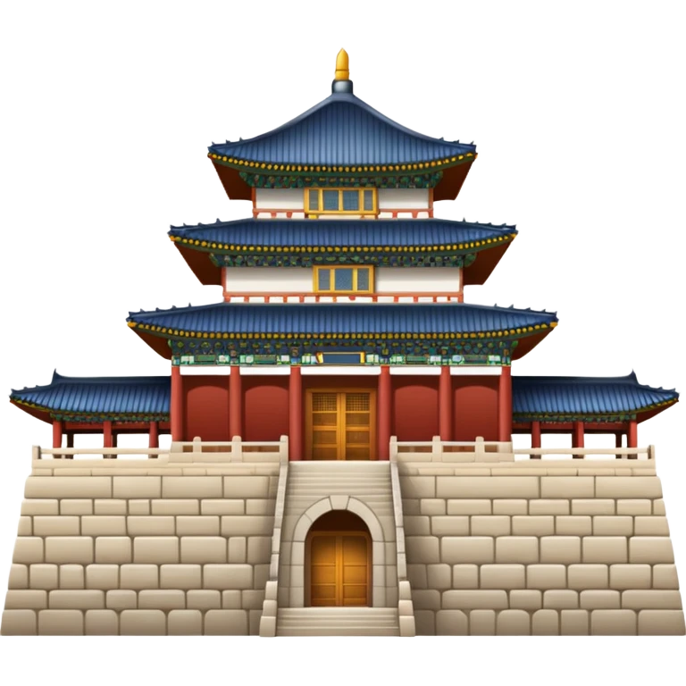 South Korea 
Gyeongbokgung Palace castle emoji