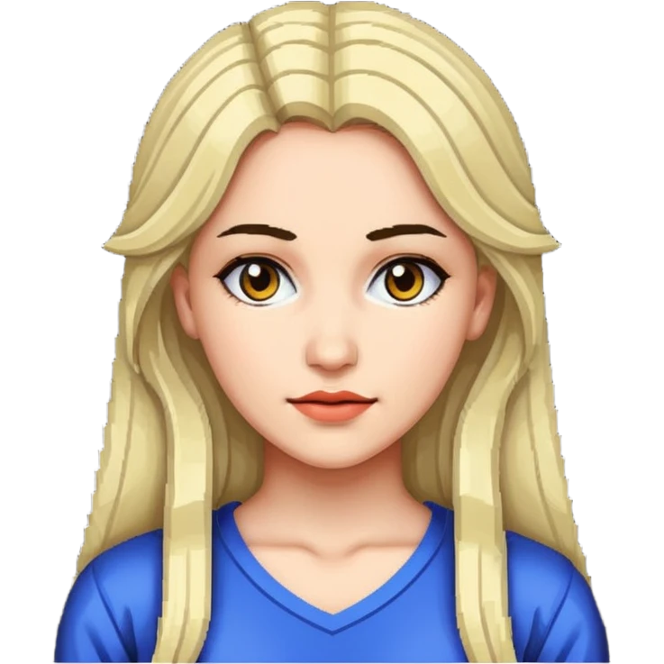 Woman Head pixel art in 8bits emoji