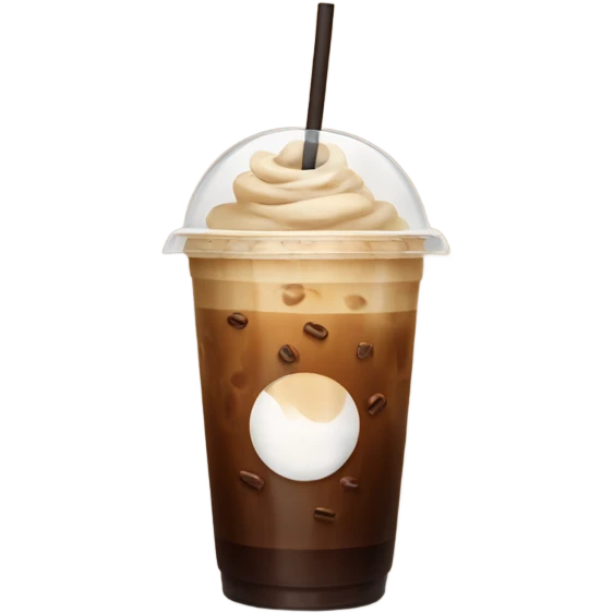 Iced coffee emoji