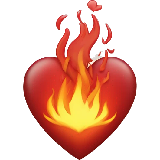 heart fire emoji