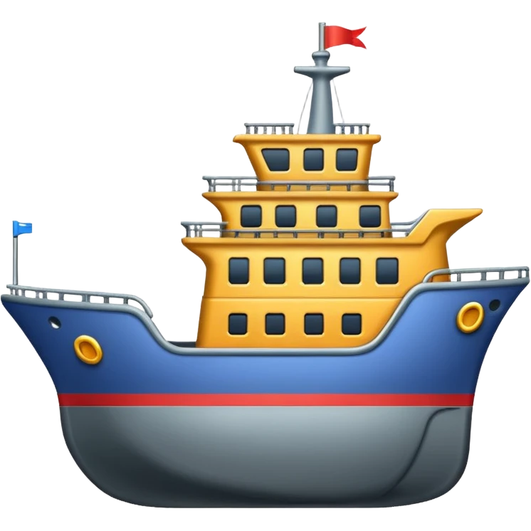 Ship 3d emoji emoji