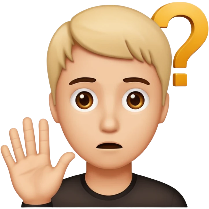 MYSTERY PERSON WITH A QUESTION MARK emoji