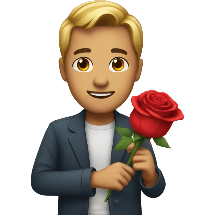 Getting a rose emoji