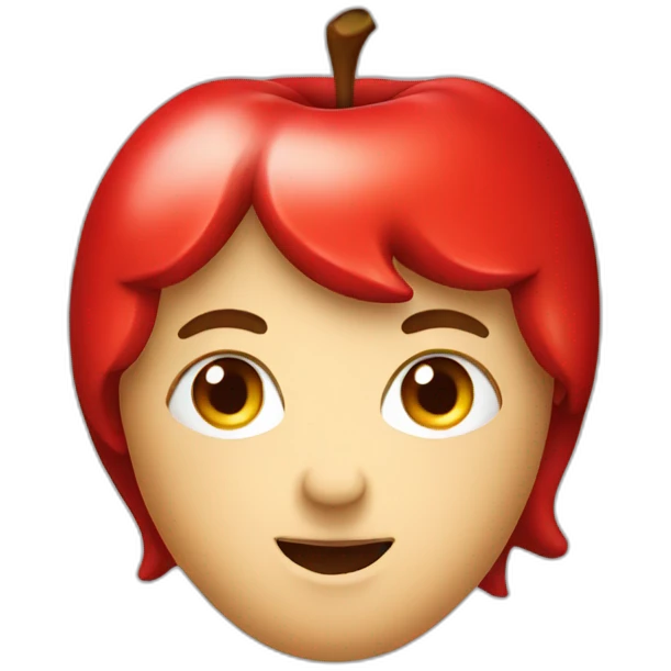red apple emoji