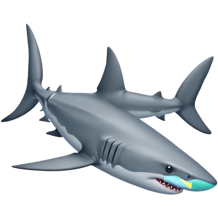 shark with nike shoes emoji