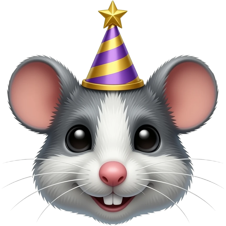 Party rat emoji