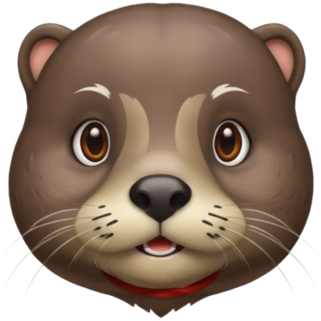 Otter with grey beard emoji
