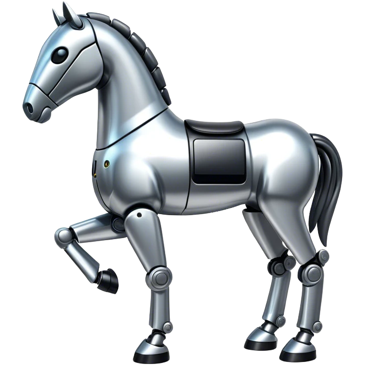 robotic horse emoji