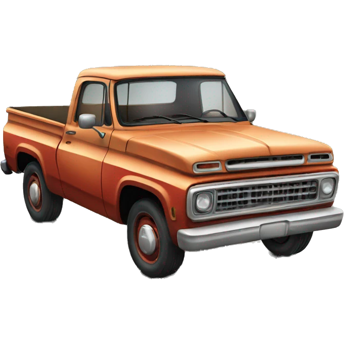 Old pickup truck emoji