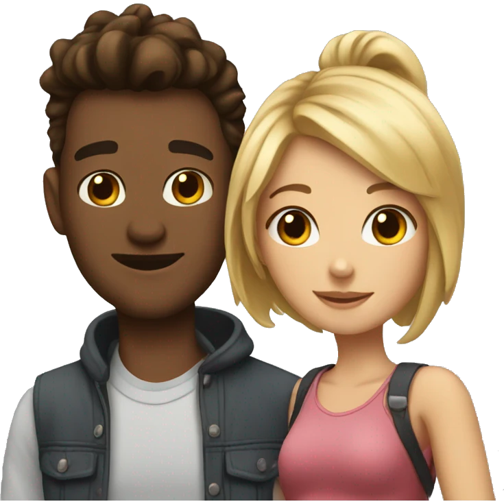 Boyfriend and girlfriend  emoji