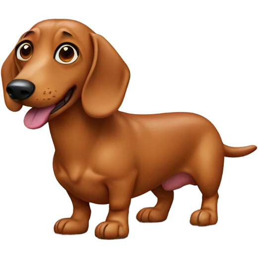 Sausage dog emoji