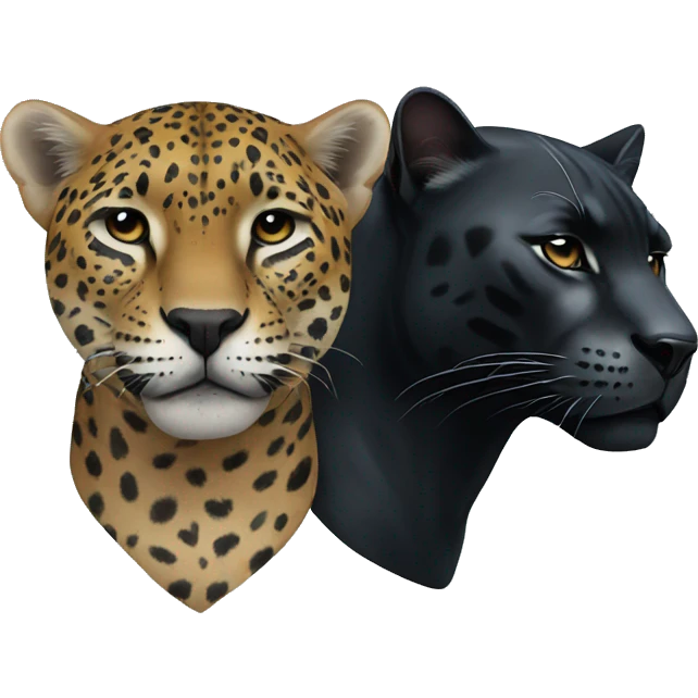 jaguar and black panther emoji