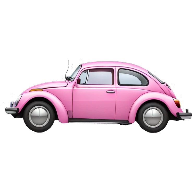volkswagen bug pink cute profil emoji