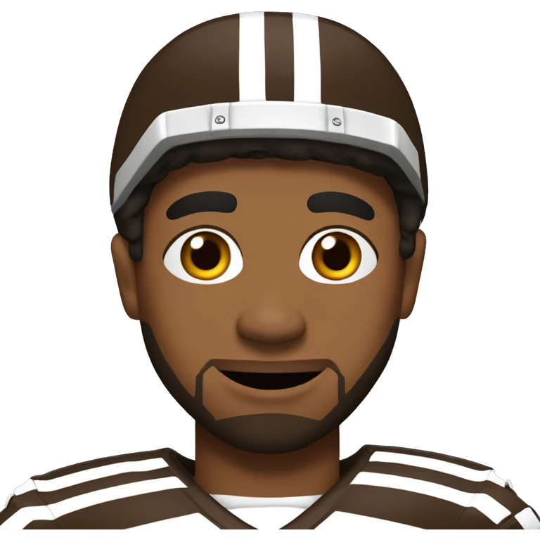 Cleveland brown’s football player emoji