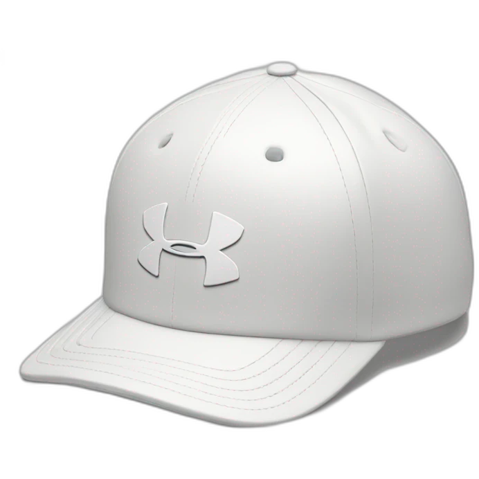 Casquette under Armor blanche emoji