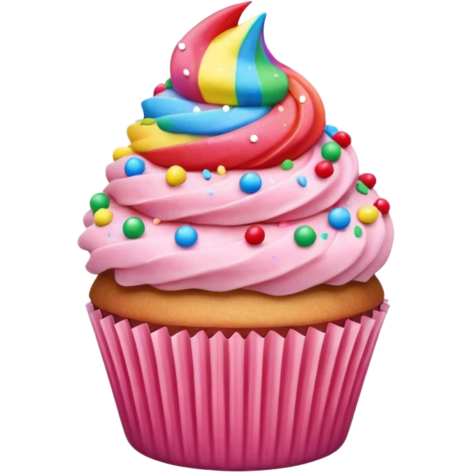 cupcake rosa emoji