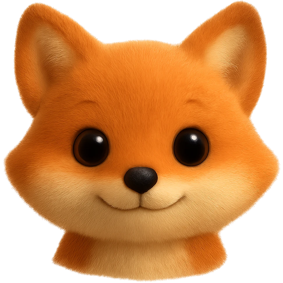 cute fox emoji