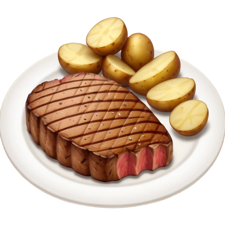 Steak and potatoes  emoji