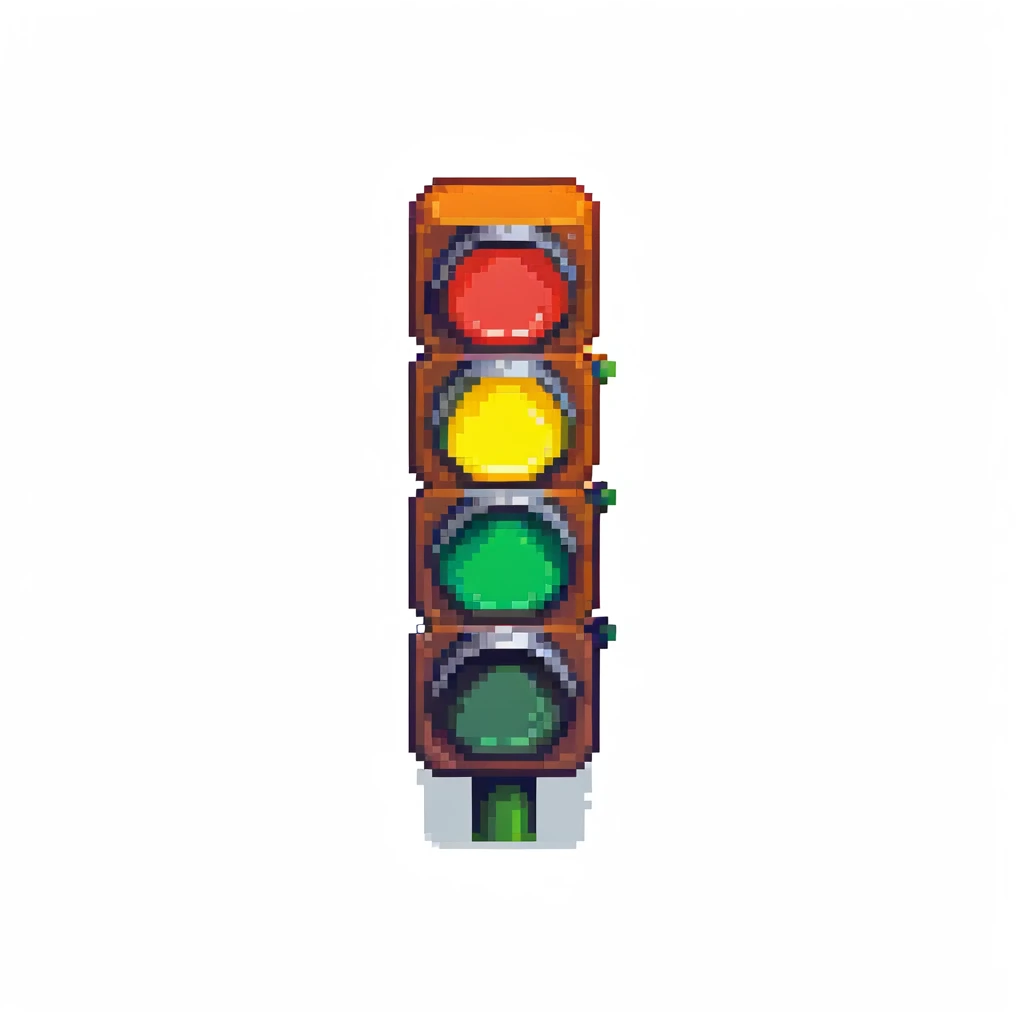 simple iconic traffic light emoji