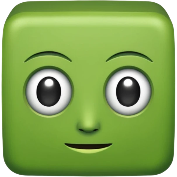 haceme un sprunki con cuerpo cuadrado  fino emoji