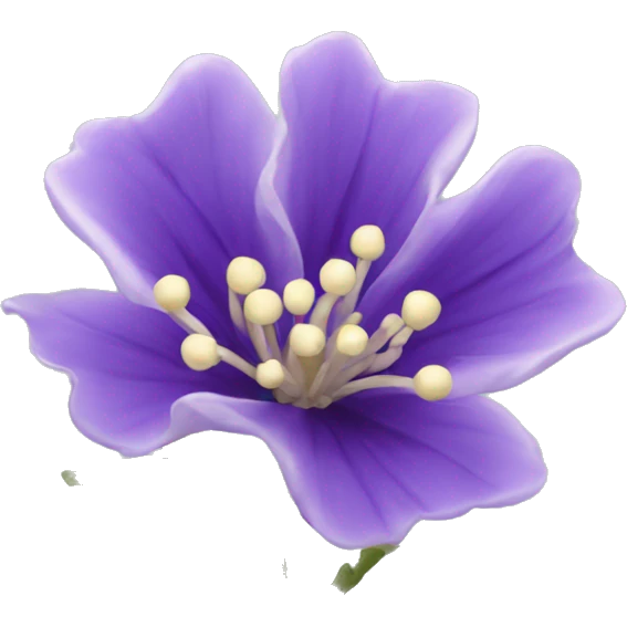 Winter flower emoji