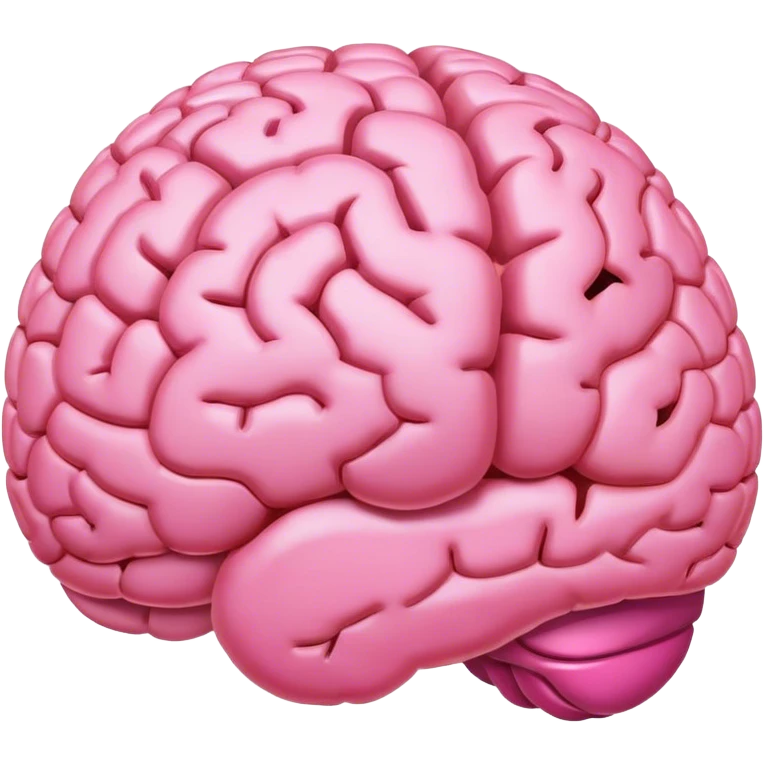 gehirn rosa emoji