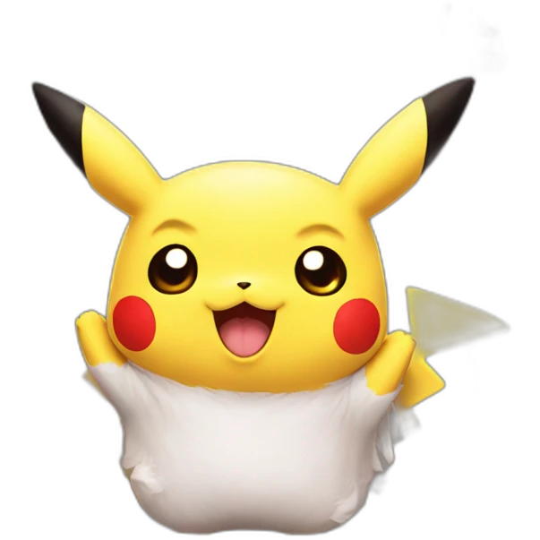 Pikachu amoureux emoji