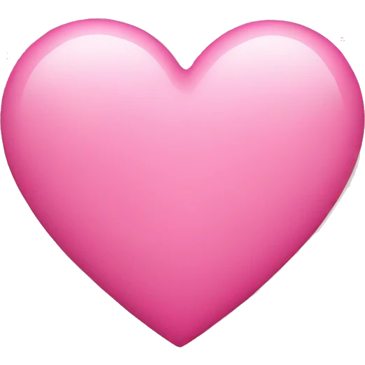 Pink heart emoji