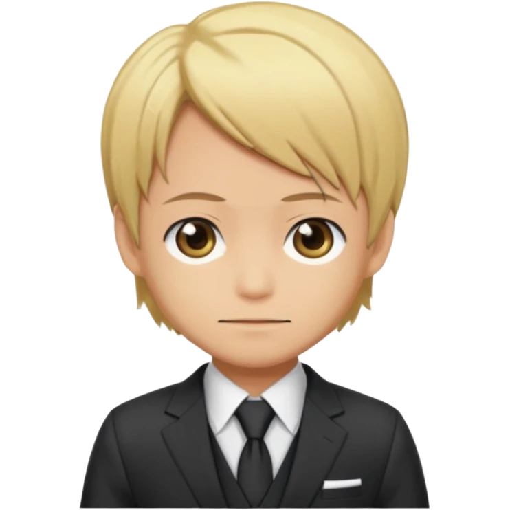 Related to chibi anime style characters of sanji animes character in 2d emoji