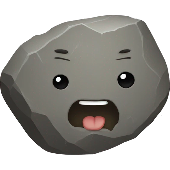 Rock emoji