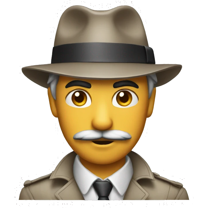 ￼ Detective Tiger  emoji