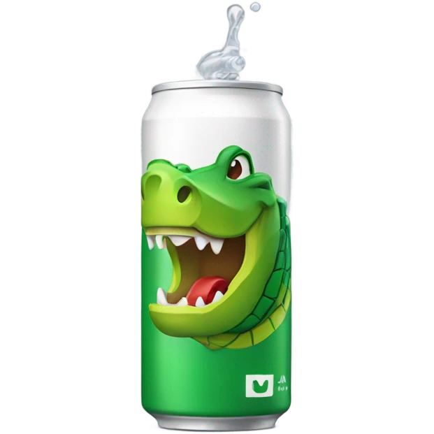 Apple Alligator Energy Drink can emoji