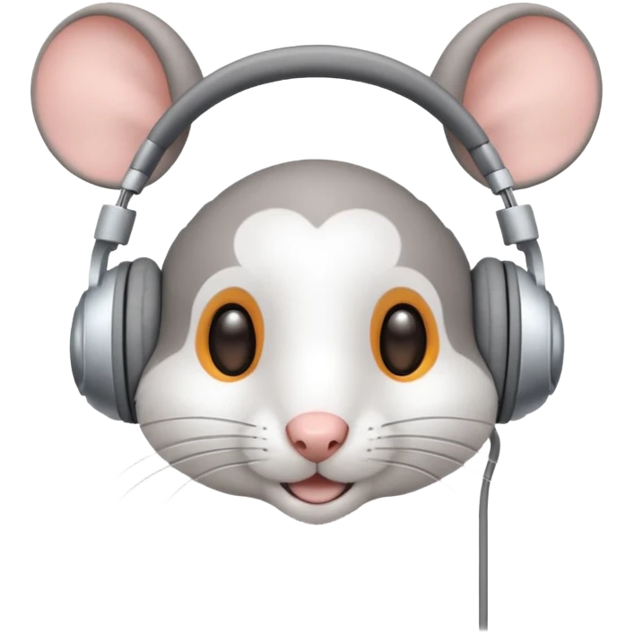mice wearing headphones emoji
