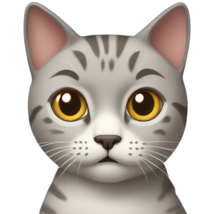A cat with a cocky attitude. emoji