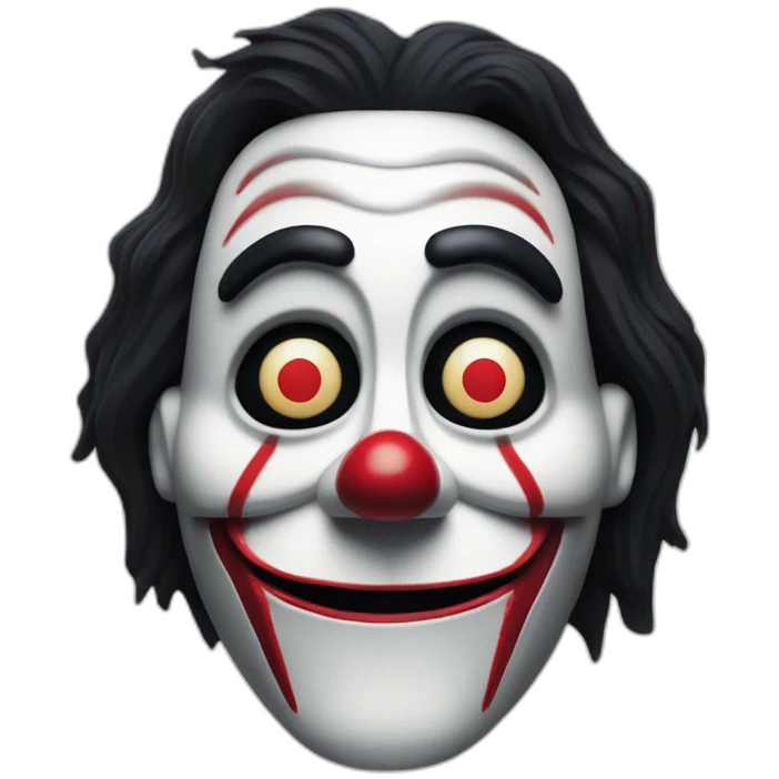 Billy the puppet from saw film emoji