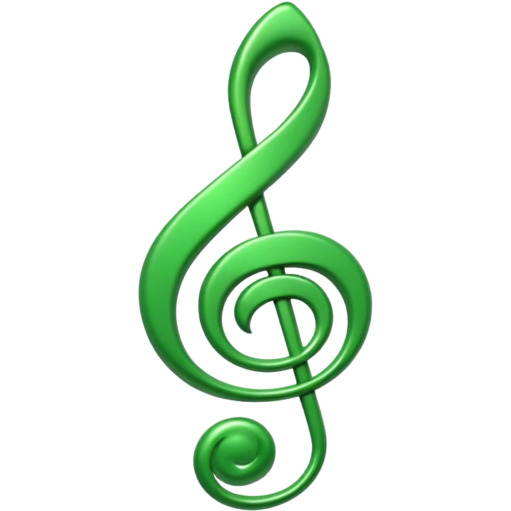 green music note emoji