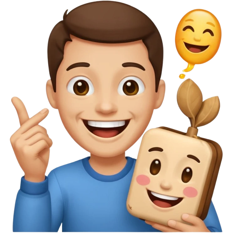 GAnD me hath dala huwa or hash raha ho emoji