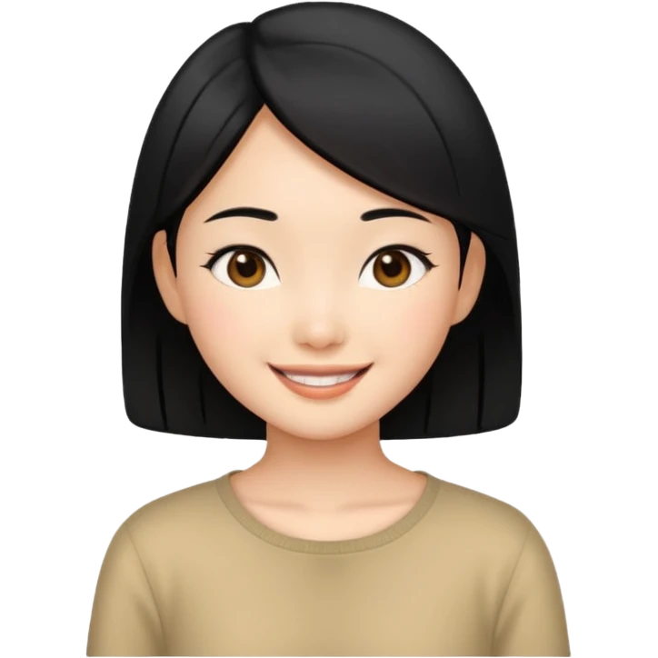 an asian girl emoji