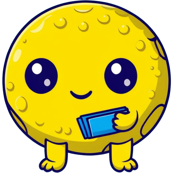 yellow sponge character with big eyes and a smile, inspired by SpongeBob emoji