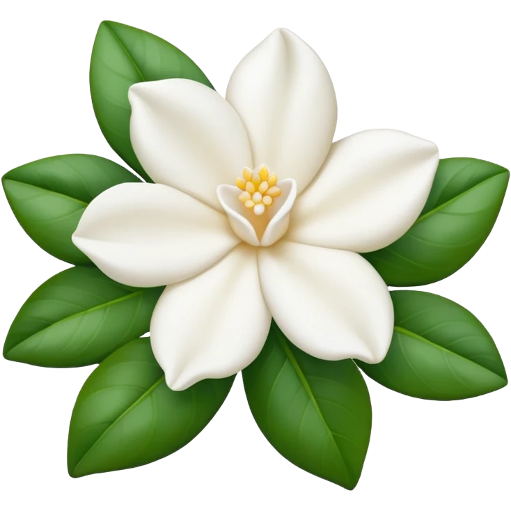 Gardenia blanca emoji