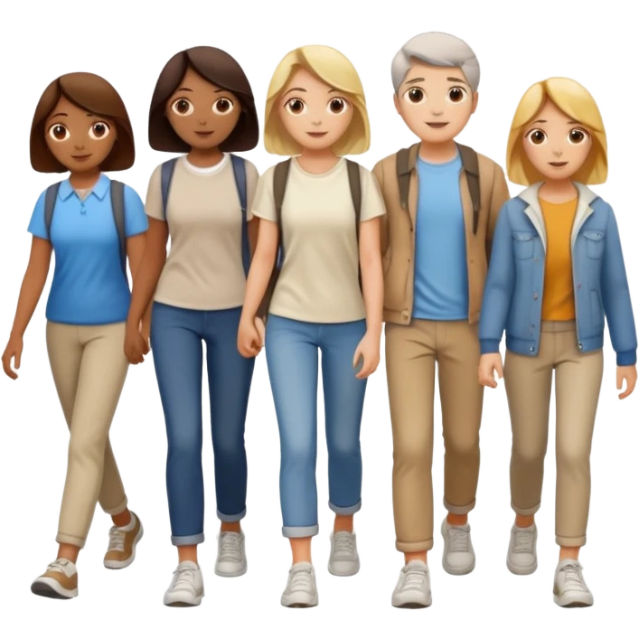 a Footpath on a park and people are walking  emoji