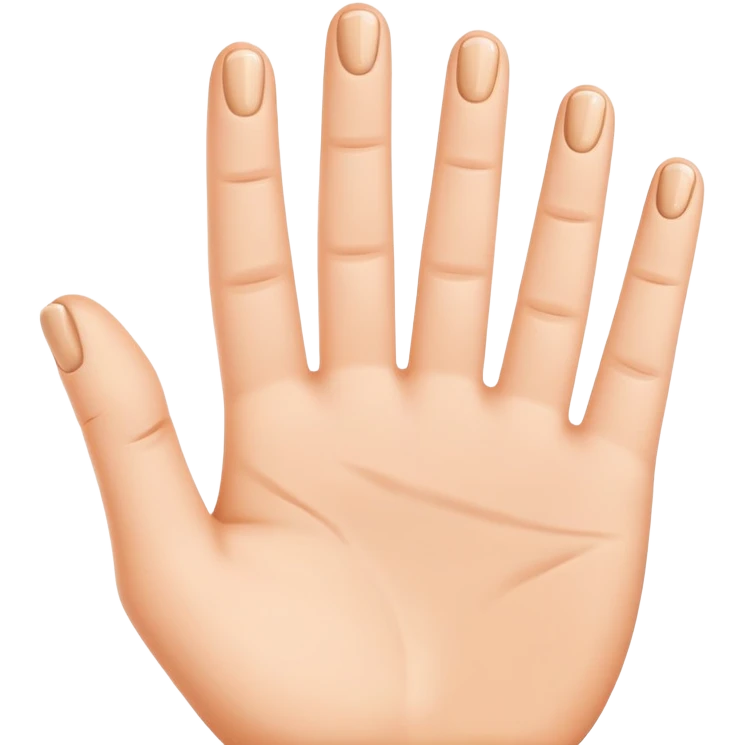 ‘W’ with fingers emoji