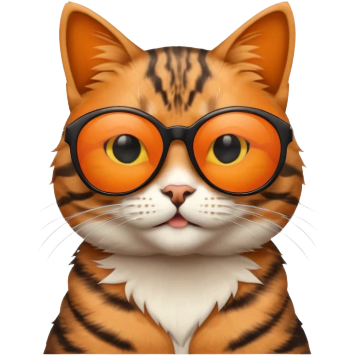 Cat wearing sunglasses emoji